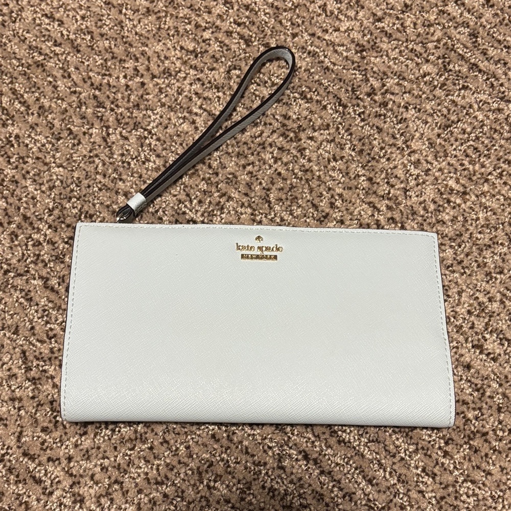 Kate Spade Light blue Wristlet